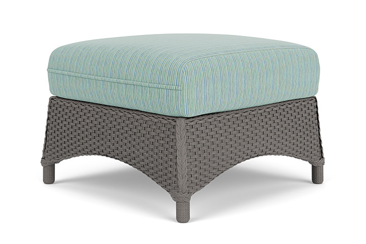 Lloyd Flanders™ Mandalay Ottoman  - Pewter