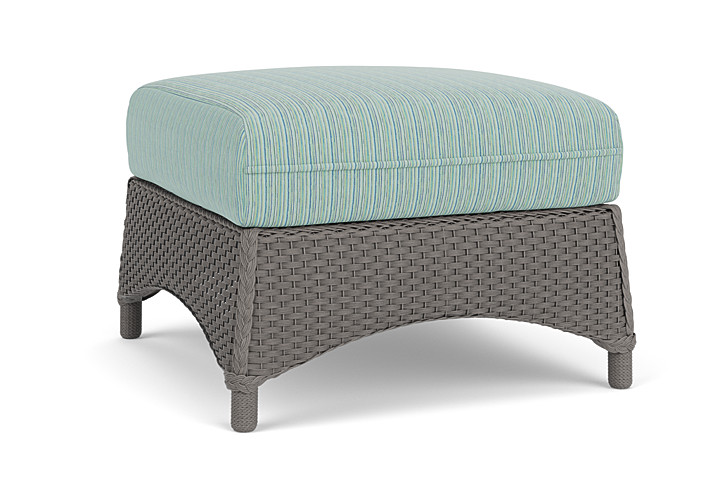 Lloyd Flanders™ Mandalay Ottoman  - Pewter