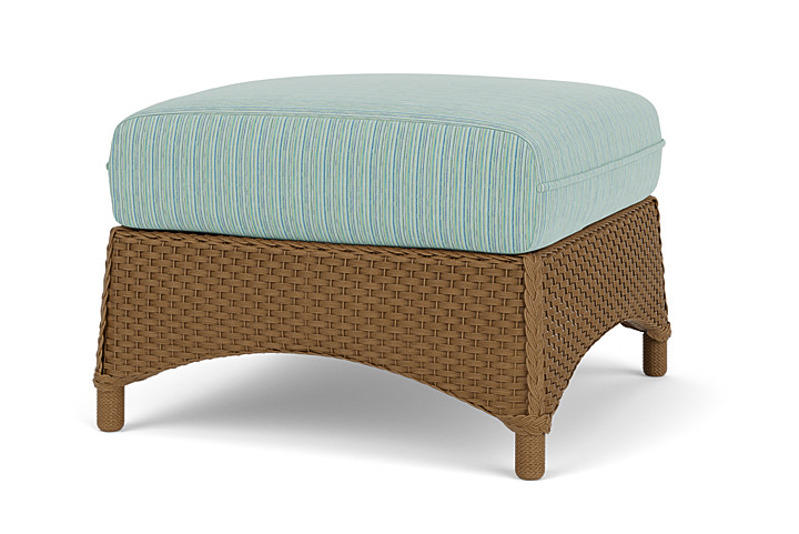 Lloyd Flanders™ Mandalay Ottoman  - Hickory