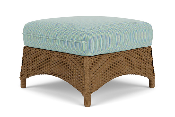 Lloyd Flanders™ Mandalay Ottoman  - Hickory