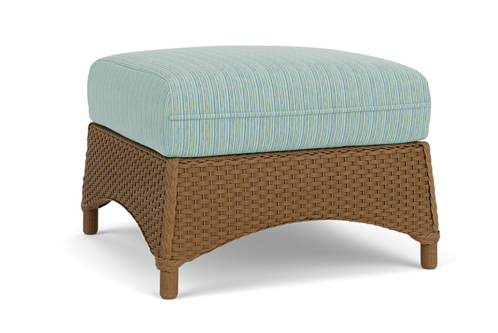 Lloyd Flanders™ Mandalay Ottoman  - Hickory