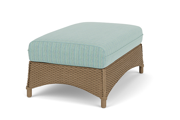 Lloyd Flanders™ Mandalay Large Ottoman - Fawn