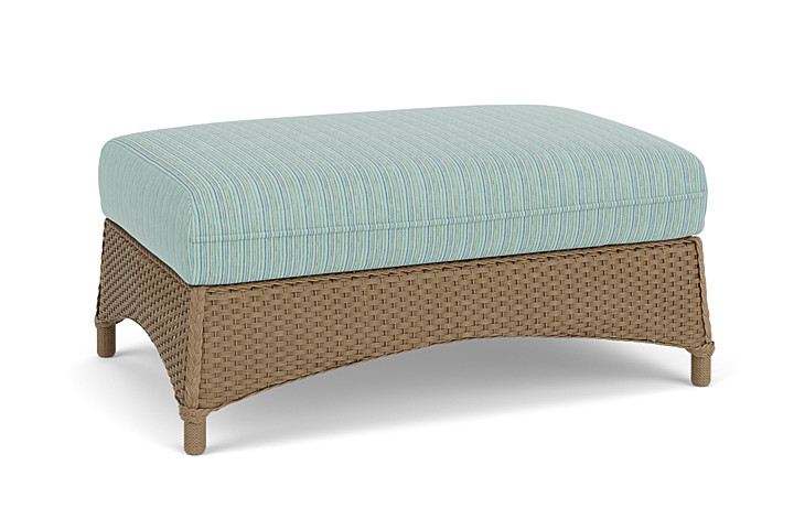 Lloyd Flanders™ Mandalay Large Ottoman - Fawn