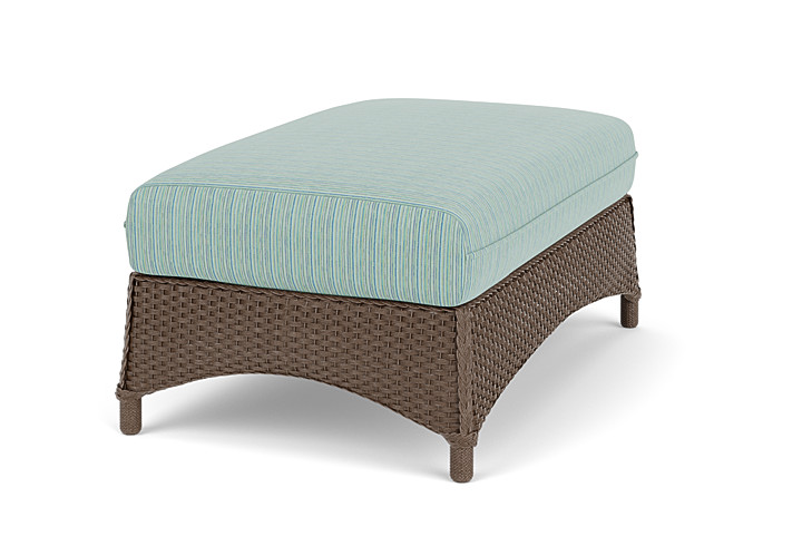 Lloyd Flanders™ Mandalay Large Ottoman - Bark