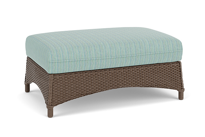 Lloyd Flanders™ Mandalay Large Ottoman - Bark