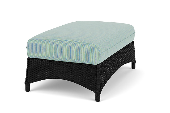 Lloyd Flanders™ Mandalay Large Ottoman - Ebony