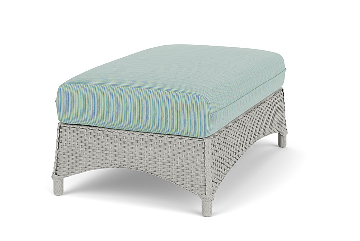 Lloyd Flanders™ Mandalay Large Ottoman - Platinum