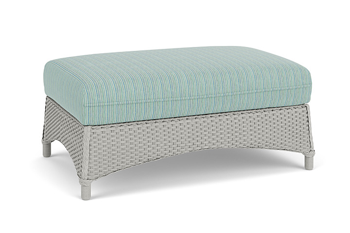 Lloyd Flanders™ Mandalay Large Ottoman - Platinum