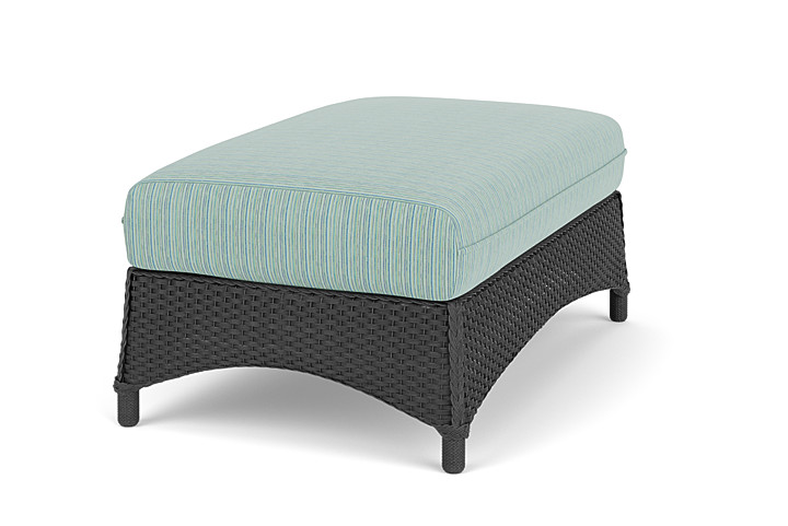 Lloyd Flanders™ Mandalay Large Ottoman - Charcoal