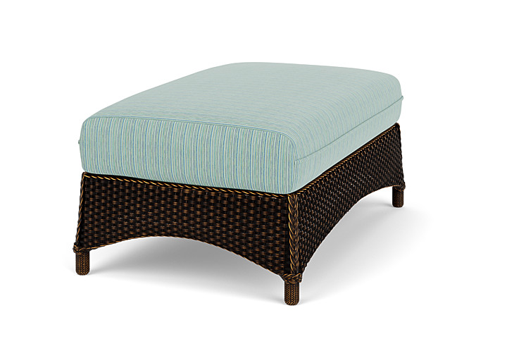 Lloyd Flanders™ Mandalay Large Ottoman - Mink