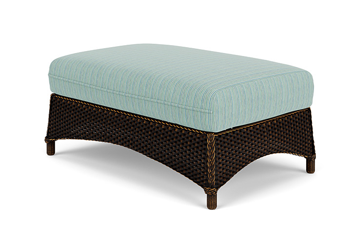 Lloyd Flanders™ Mandalay Large Ottoman - Mink