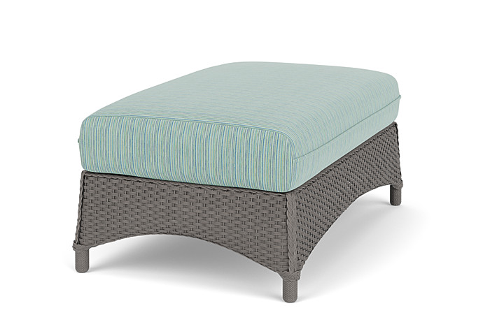 Lloyd Flanders™ Mandalay Large Ottoman - Pewter