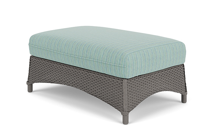 Lloyd Flanders™ Mandalay Large Ottoman - Pewter