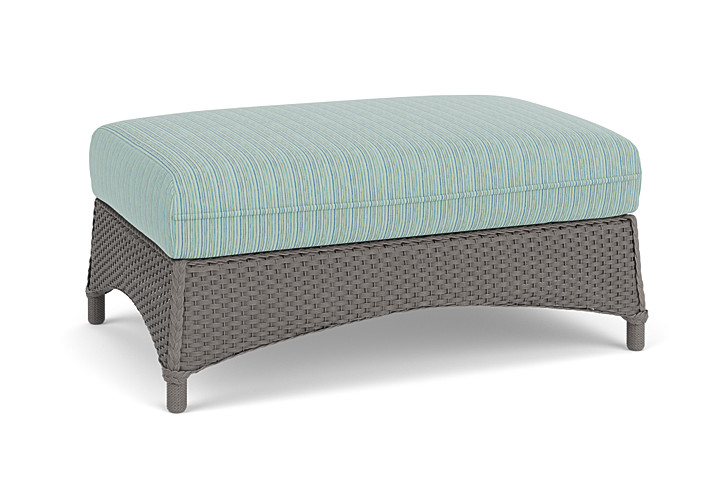 Lloyd Flanders™ Mandalay Large Ottoman - Pewter