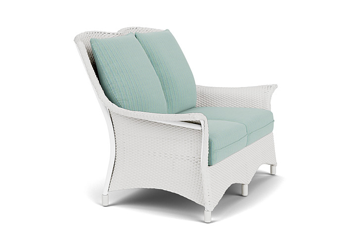 Lloyd Flanders™ Mandalay Loveseat  - Matte White