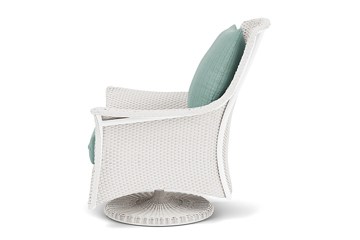 Lloyd Flanders™ Mandalay Swivel Rocker Lounge Chair - White