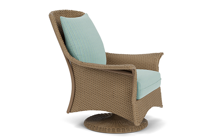 Lloyd Flanders™ Mandalay Swivel Rocker Lounge Chair - Fawn