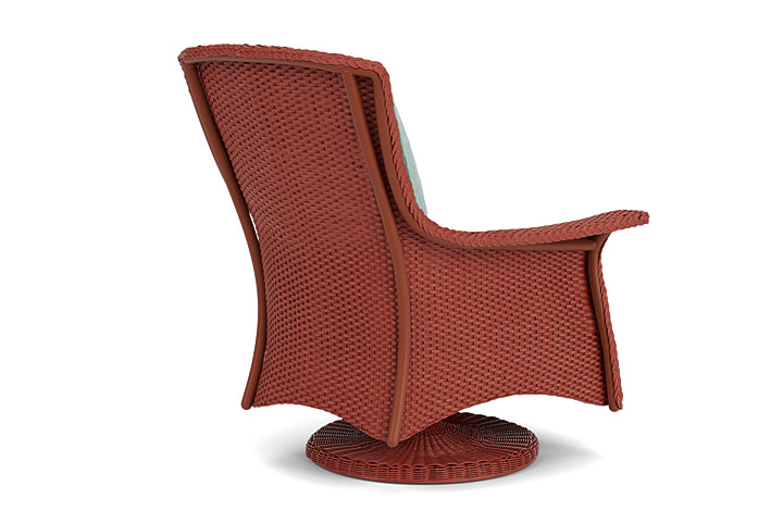 Lloyd Flanders™ Mandalay Swivel Rocker Lounge Chair - Terracotta