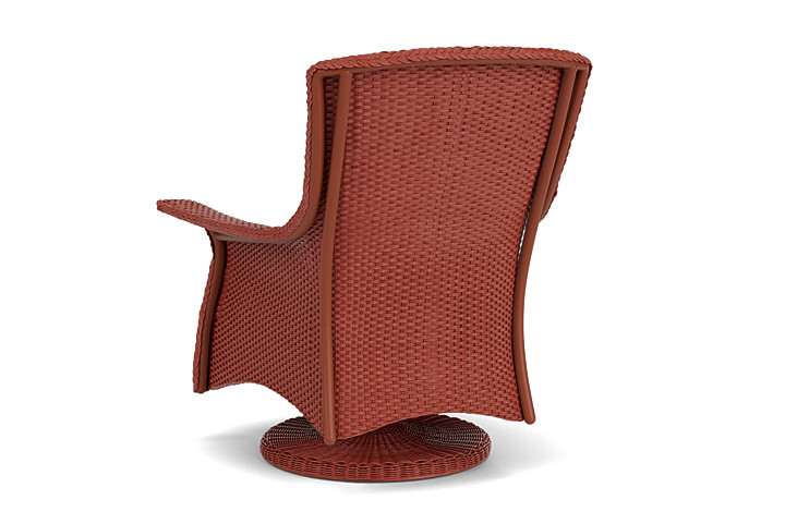 Lloyd Flanders™ Mandalay Swivel Rocker Lounge Chair - Terracotta