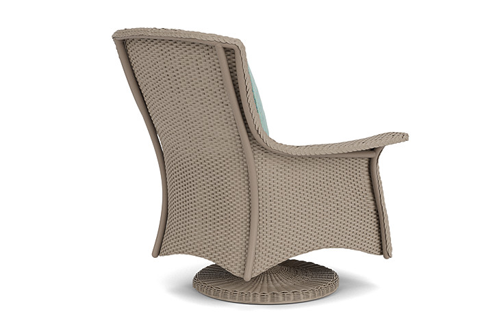 Lloyd Flanders™ Mandalay Swivel Rocker Lounge Chair - French Beige