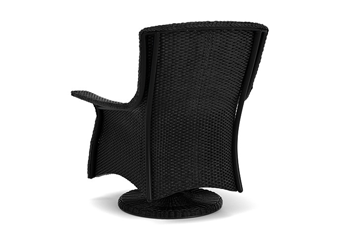 Lloyd Flanders™ Mandalay Swivel Rocker Lounge Chair - Ebony