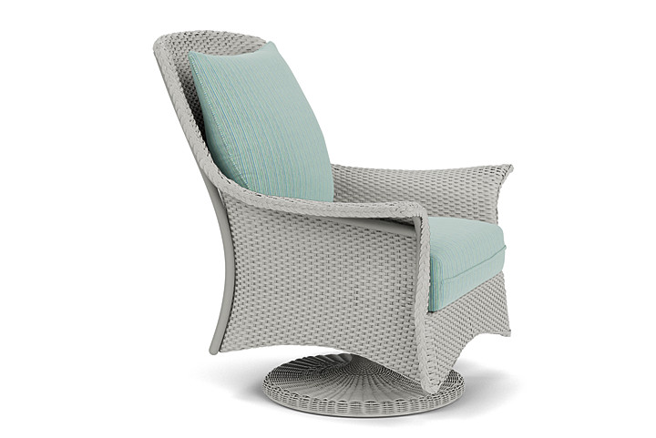 Lloyd Flanders™ Mandalay Swivel Rocker Lounge Chair - Platinum