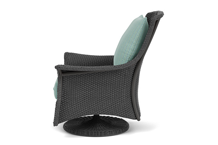 Lloyd Flanders™ Mandalay Swivel Rocker Lounge Chair - Charcoal