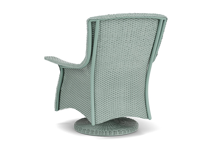 Lloyd Flanders™ Mandalay Swivel Rocker Lounge Chair - Sea Glass