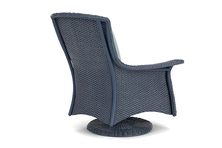 Lloyd Flanders™ Mandalay Swivel Rocker Lounge Chair - Denim Blue