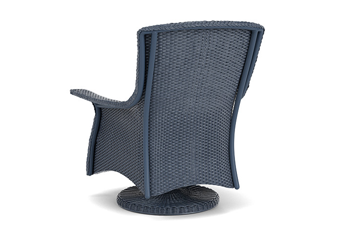 Lloyd Flanders™ Mandalay Swivel Rocker Lounge Chair - Denim Blue