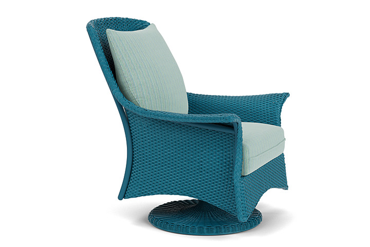 Lloyd Flanders™ Mandalay Swivel Rocker Lounge Chair - Peacock