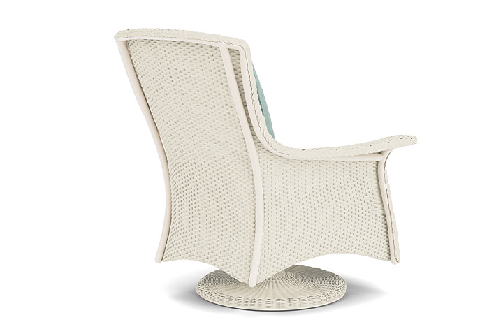 Lloyd Flanders™ Mandalay Swivel Rocker Lounge Chair - Ivory