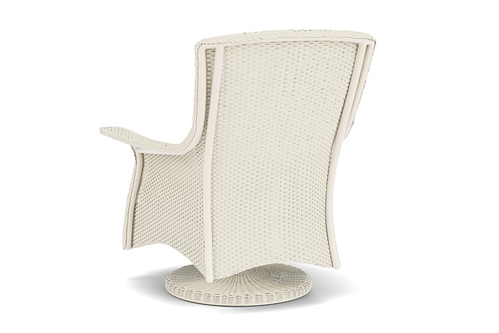 Lloyd Flanders™ Mandalay Swivel Rocker Lounge Chair - Ivory