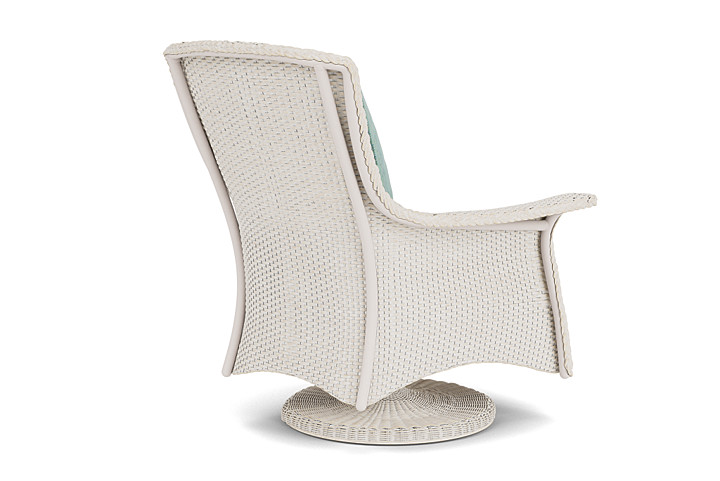 Lloyd Flanders™ Mandalay Swivel Rocker Lounge Chair - Antique White