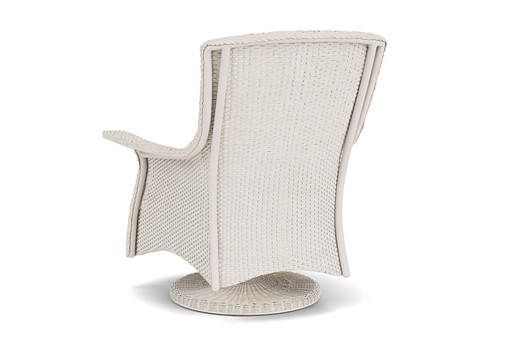 Lloyd Flanders™ Mandalay Swivel Rocker Lounge Chair - Antique White