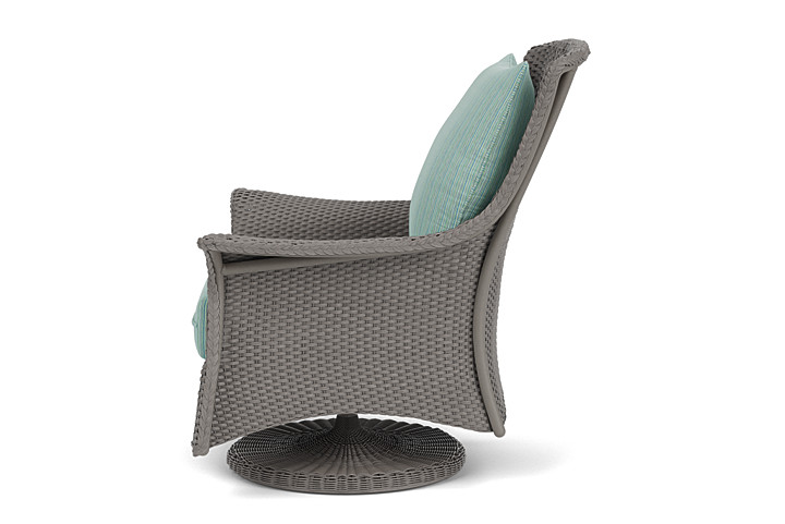 Lloyd Flanders™ Mandalay Swivel Rocker Lounge Chair - Pewter