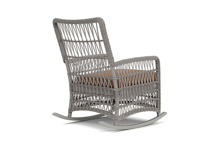 Lloyd Flanders™ Mackinac High Back Porch Rocker - Canvas Natural