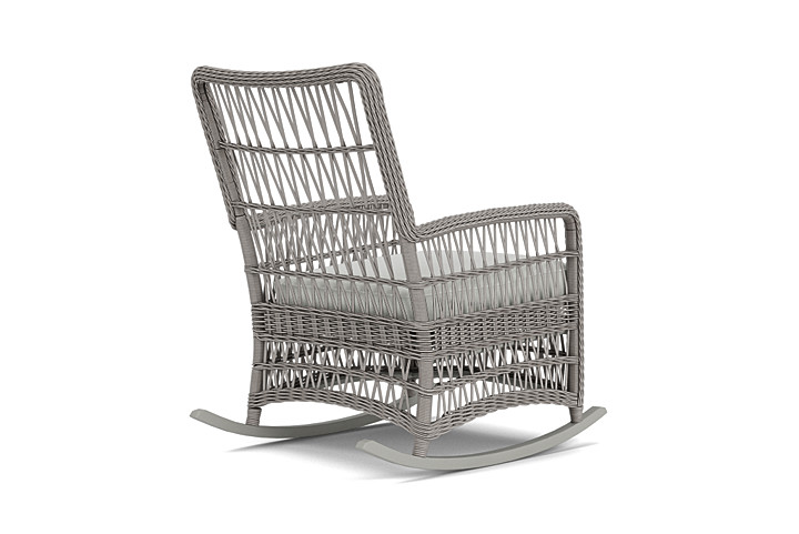 Lloyd Flanders™ Mackinac High Back Porch Rocker - Loveboat Mint