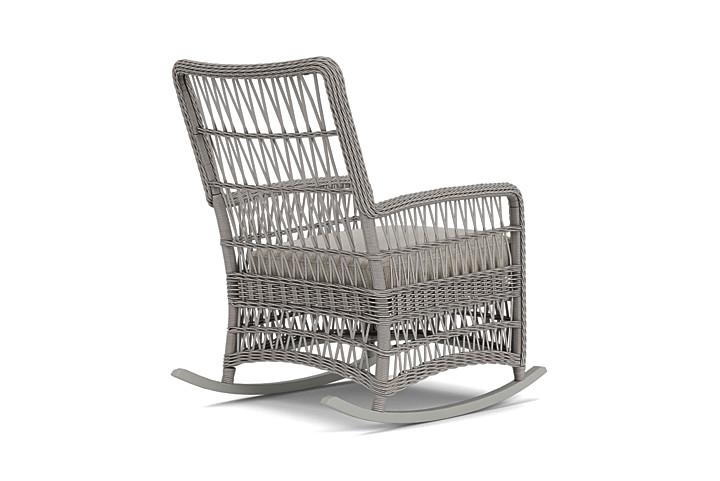 Lloyd Flanders™ Mackinac High Back Porch Rocker - Callen Celadon