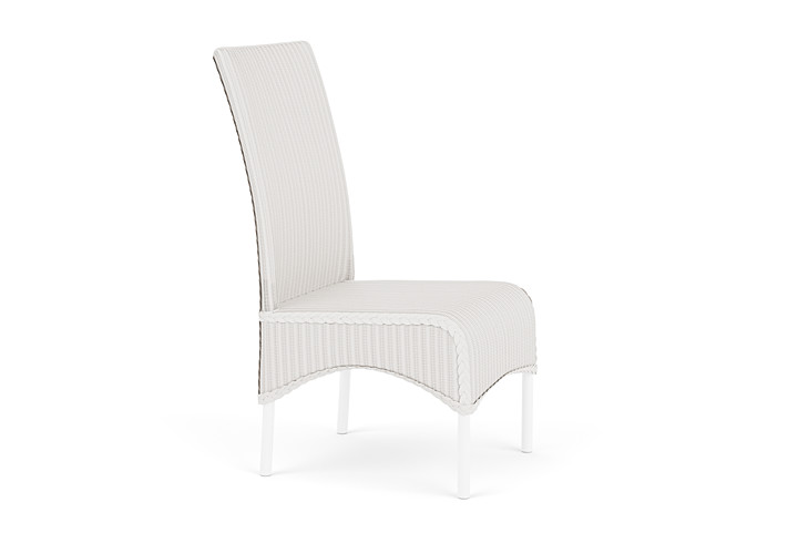 Lloyd Flanders™ Loom High Back Armless Dining Chair - White