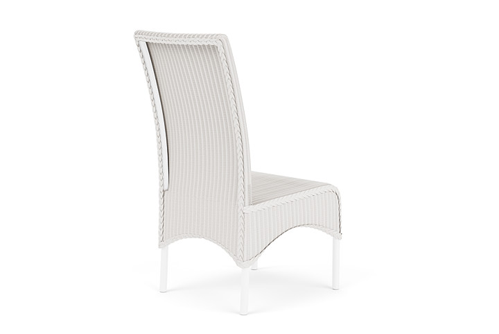 Lloyd Flanders™ Loom High Back Armless Dining Chair - White