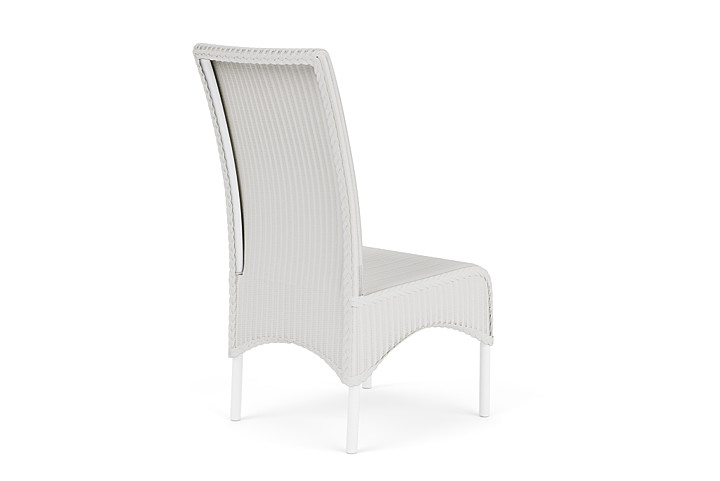 Lloyd Flanders™ Loom High Back Armless Dining Chair - Matte White