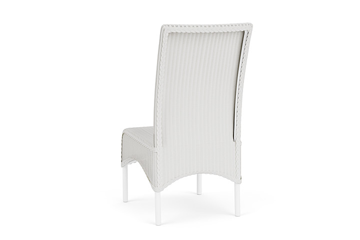 Lloyd Flanders™ Loom High Back Armless Dining Chair - Matte White