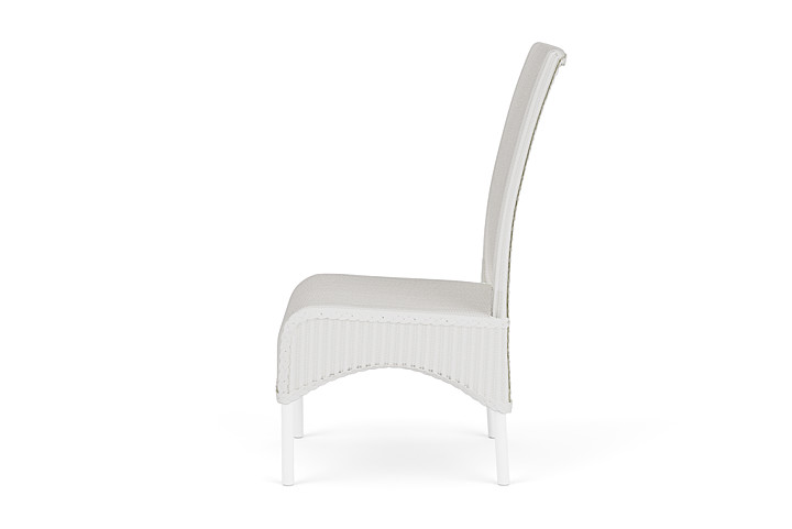 Lloyd Flanders™ Loom High Back Armless Dining Chair - Matte White