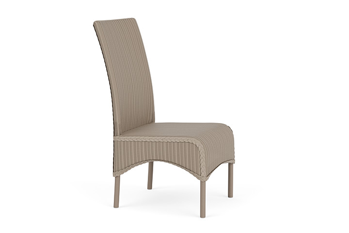 Lloyd Flanders™ Loom High Back Armless Dining Chair - French Beige