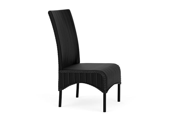 Lloyd Flanders™ Loom High Back Armless Dining Chair - Ebony