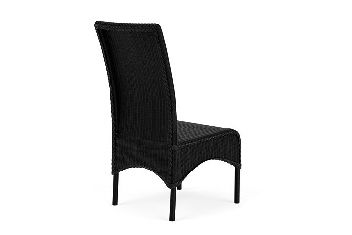 Lloyd Flanders™ Loom High Back Armless Dining Chair - Ebony