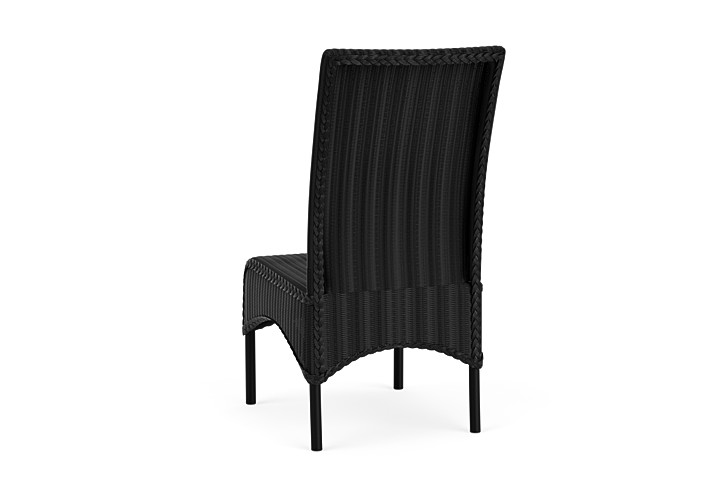 Lloyd Flanders™ Loom High Back Armless Dining Chair - Ebony