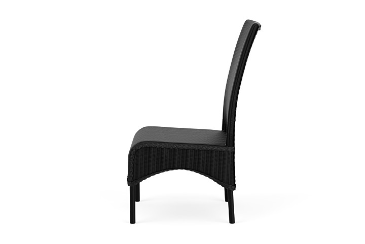 Lloyd Flanders™ Loom High Back Armless Dining Chair - Ebony