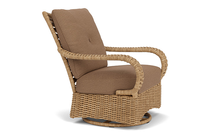 Lloyd Flanders™ Magnolia Swivel Glider Lounge Chair - Canvas Natural